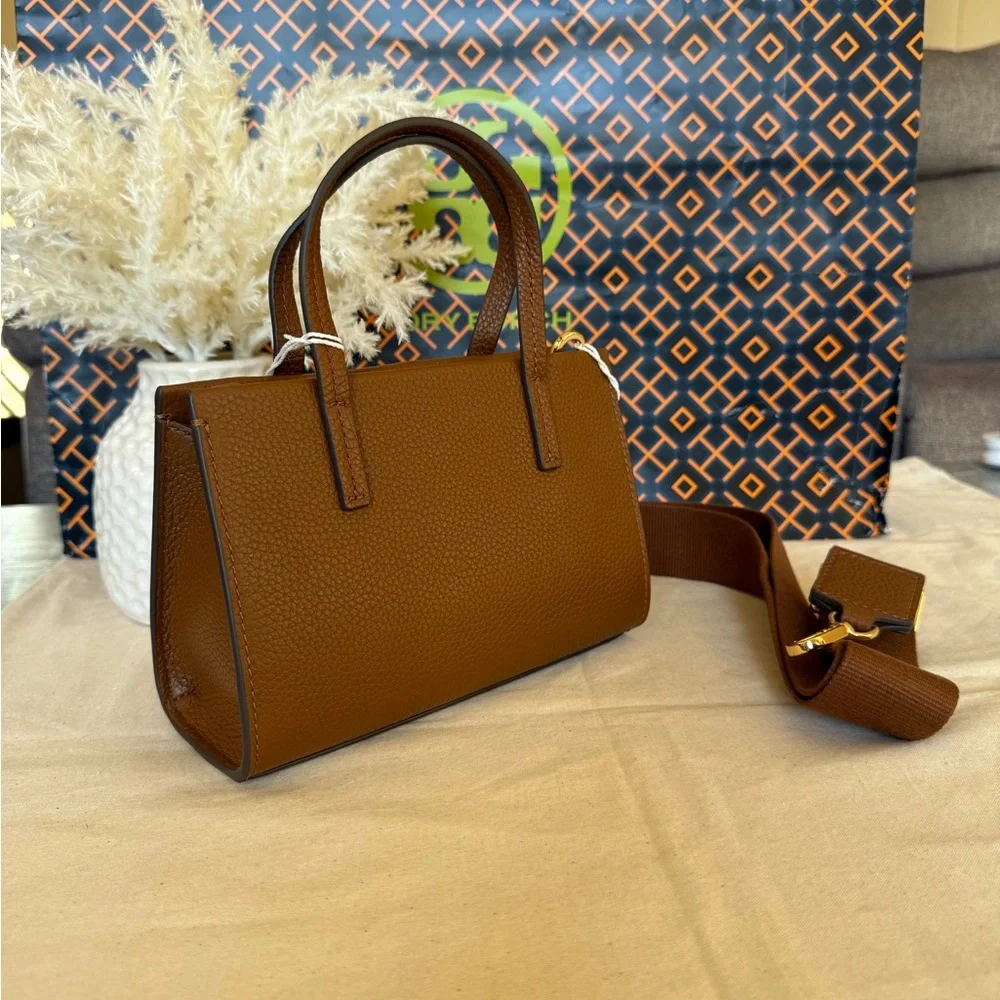 NWT , Tory Burch Blake mini Brown tote Bag ( crossbody )
